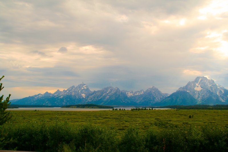 Trip (59).jpg - A panoramic view of pristine Jackson Lake and the majestic Teton Range above.
